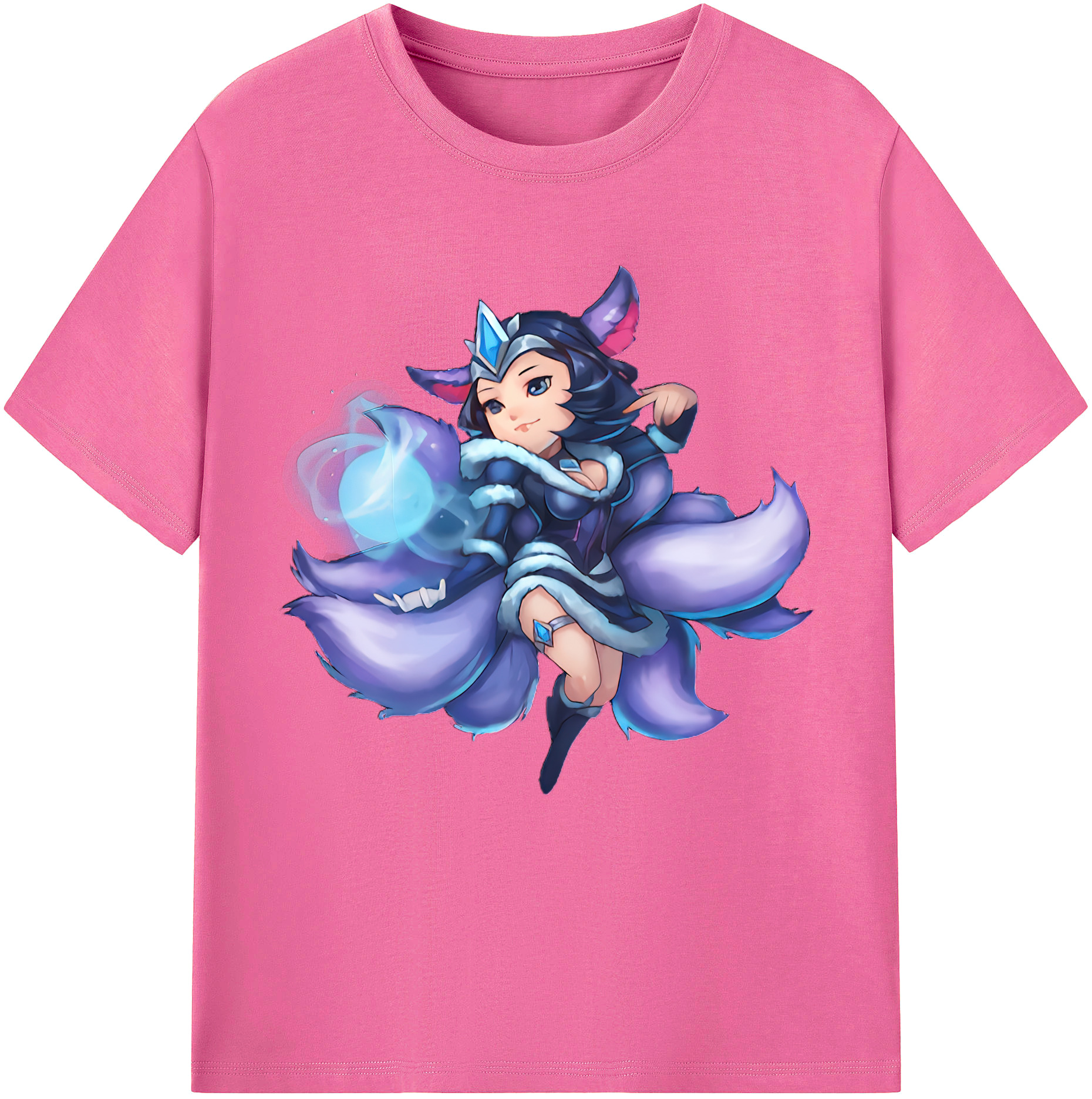 （画像用） リーグ・オブ・レジェンド League of Legends LOL レディースカジュアルプリントTシャツ（綿100％）